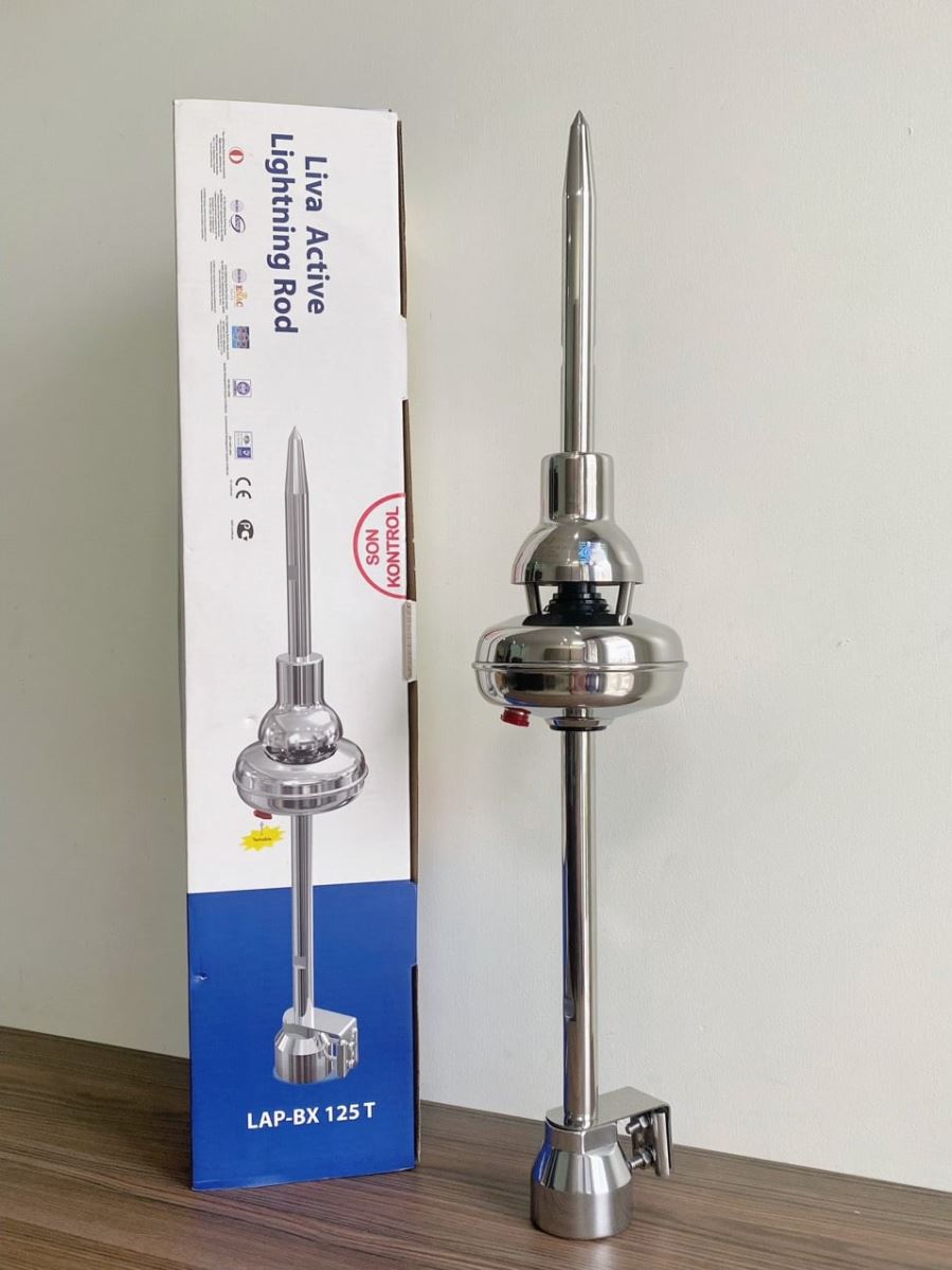 Kim thu sét LIVA LAP-BX 125T – Thiết bị chống sét công nghệ phát tia tiên đạo sớm ESE